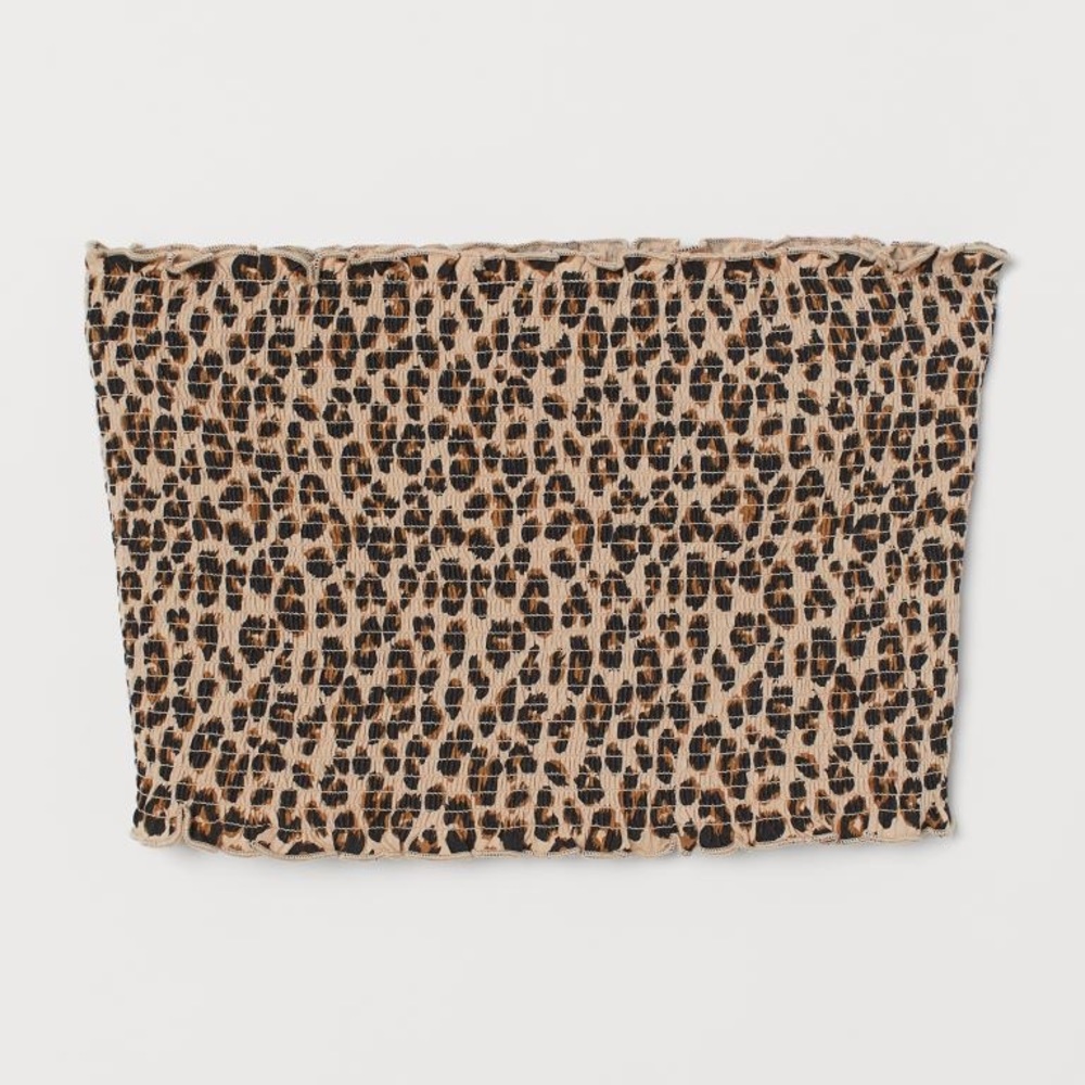 H&M Cheetah Print Tube Top